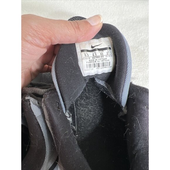 Nike Air Precision II Gray & Black Mens Basketball Shoes Size 9.5 - Picture 8 of 9